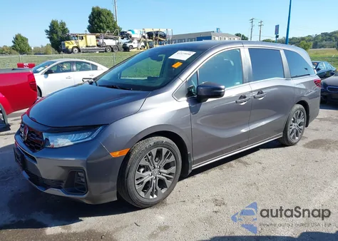 2025 Honda Odyssey Touring из США, поврежденный, VIN 5FNRL6H85SB088513